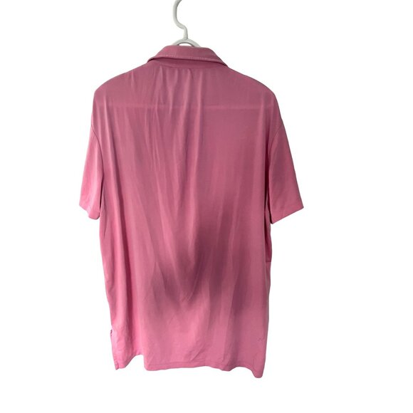 Ralph Lauren Mens Pink Polo Shirt Size L Cotton Blend - Picture 2 of 7